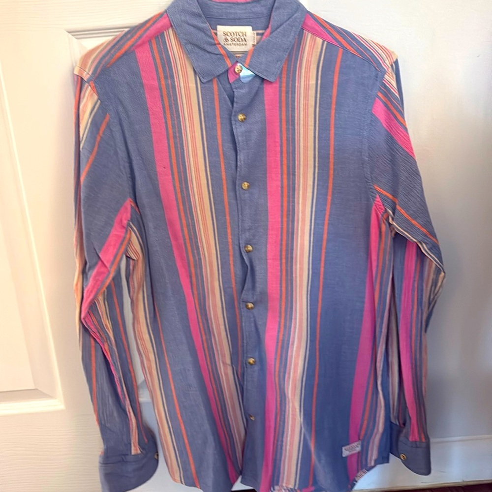 Scotch & Soda Men’s Button Down Shirt Medium
